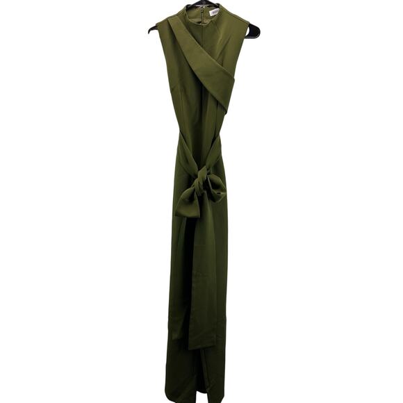 Andrea Iyamah Edar Jumpsuit Green Olive Med Classy - Picture 2 of 11